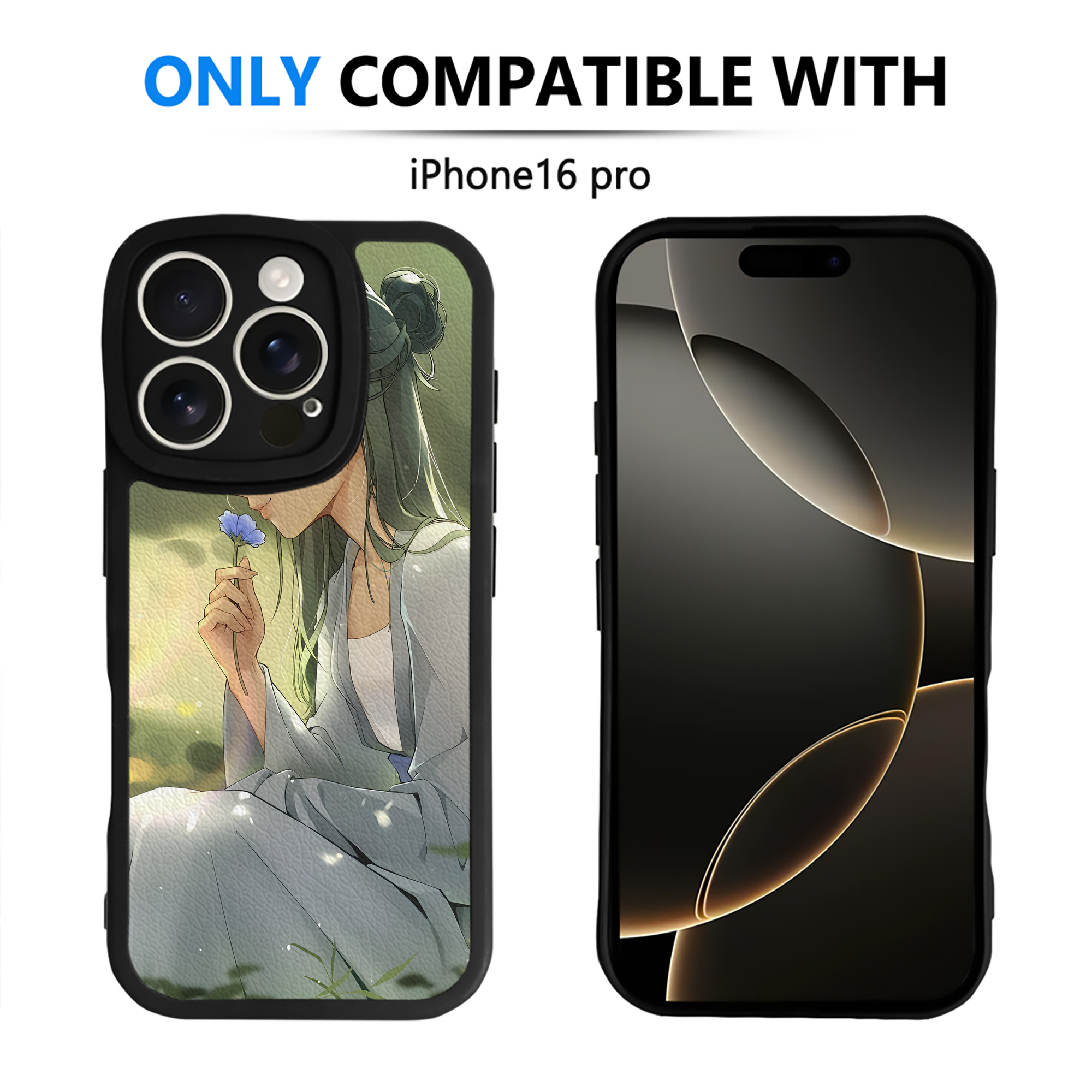 （画像用） 薬屋のひとりごと The Apothecary Diaries 【iPhone 16シリーズ対応】シリコンスマホケース（レザー調） 材質：シリコン